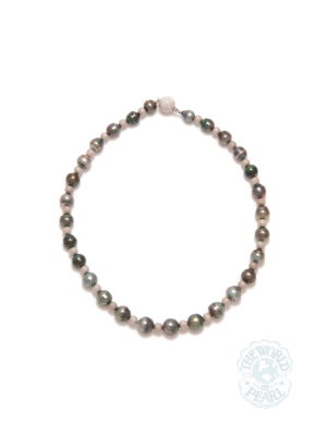 Starburst Tahitian Black Pearl Necklace - The World of Pearl
